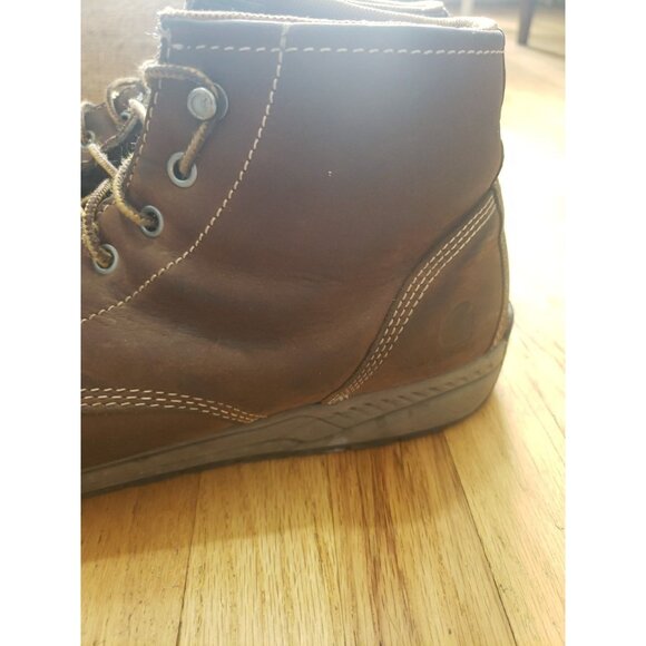 Carhartt Boots Mens 4 Inch Lightweight Wedge Work CMX4023 Brown Leather Sz 13 - Picture 6 of 13